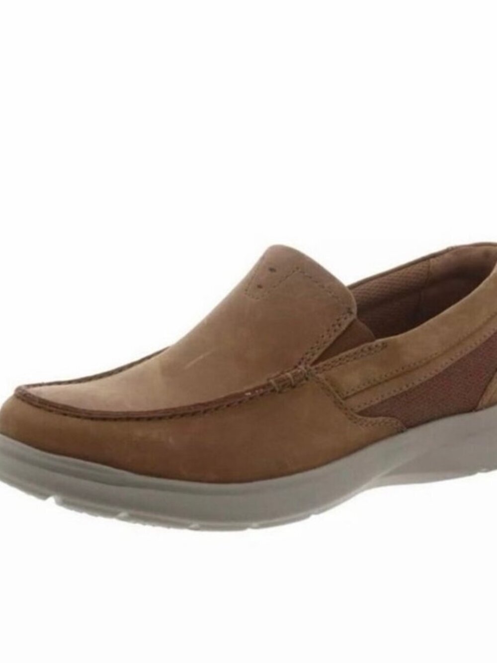 Clarks Cotrell Easy Tan Leather Slip On Loafers Mens 11 Comfort